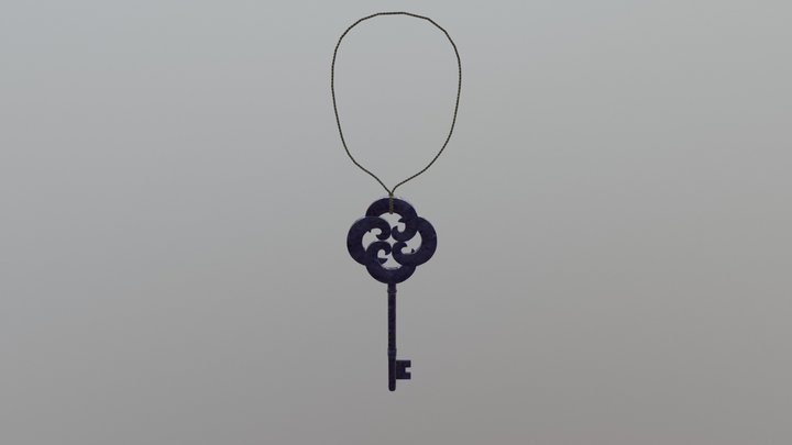 Key Amulet (Inspired by Path of Exile) 3D Model