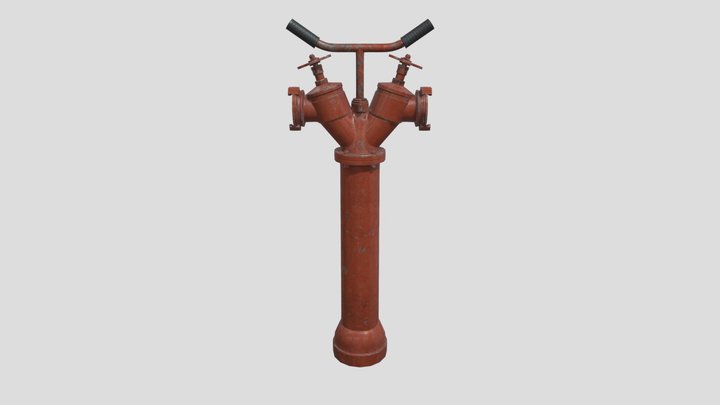 Hydrant_mid-poly 3D Model