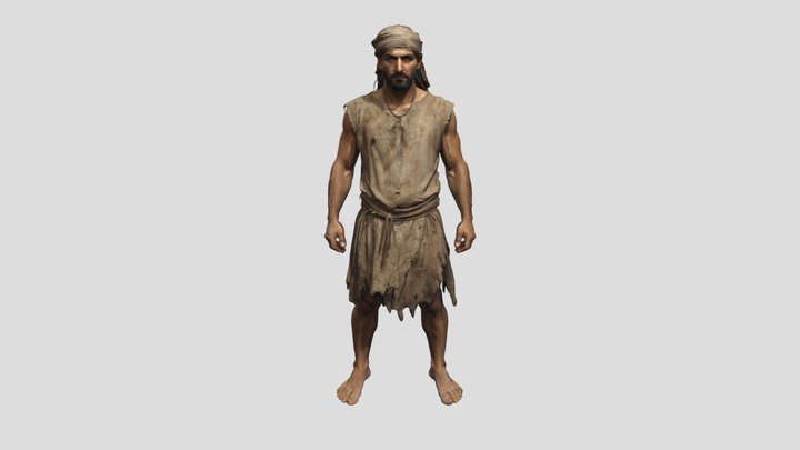 slave man 3D Model