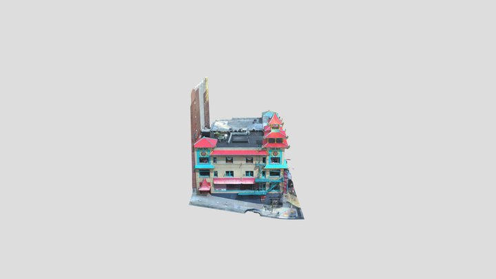 SF Chinatown Trademark Building 3D Model