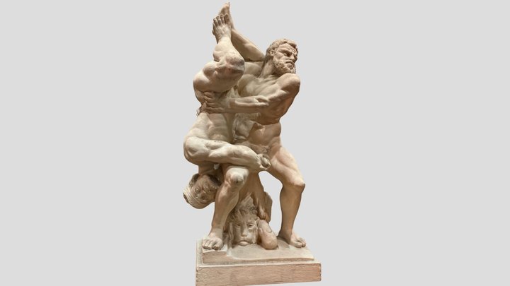 Hercules & Diomedes Classical Sculpture 3D Model