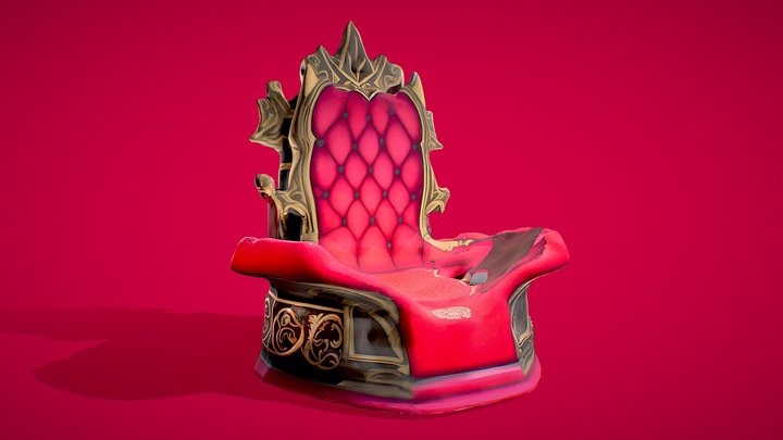 Heart Throne 3D Model