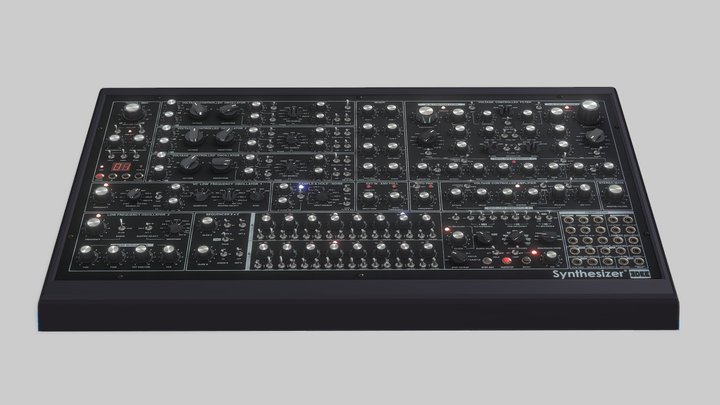 A Synthesizer 3D Model