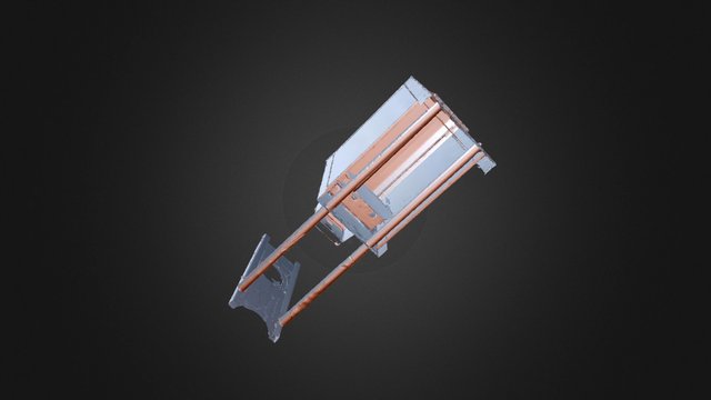 幻燈機 簡化60萬 3D Model