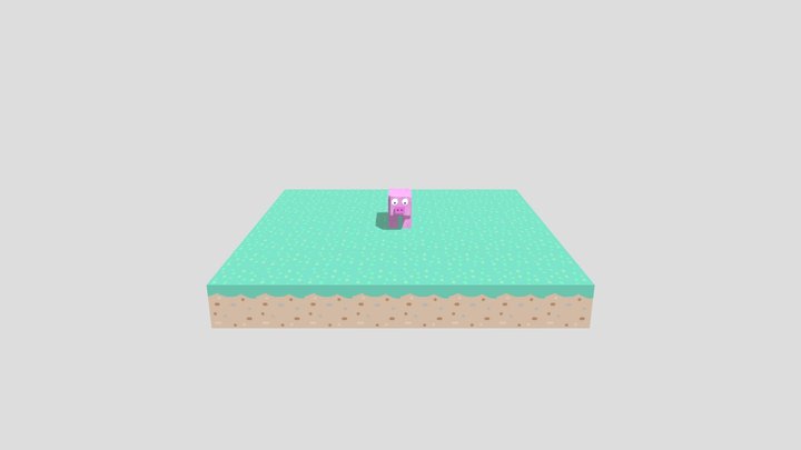 Minecraft Pig 3D Model