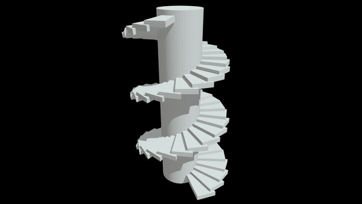Pool Rooms Stairs 3D Model