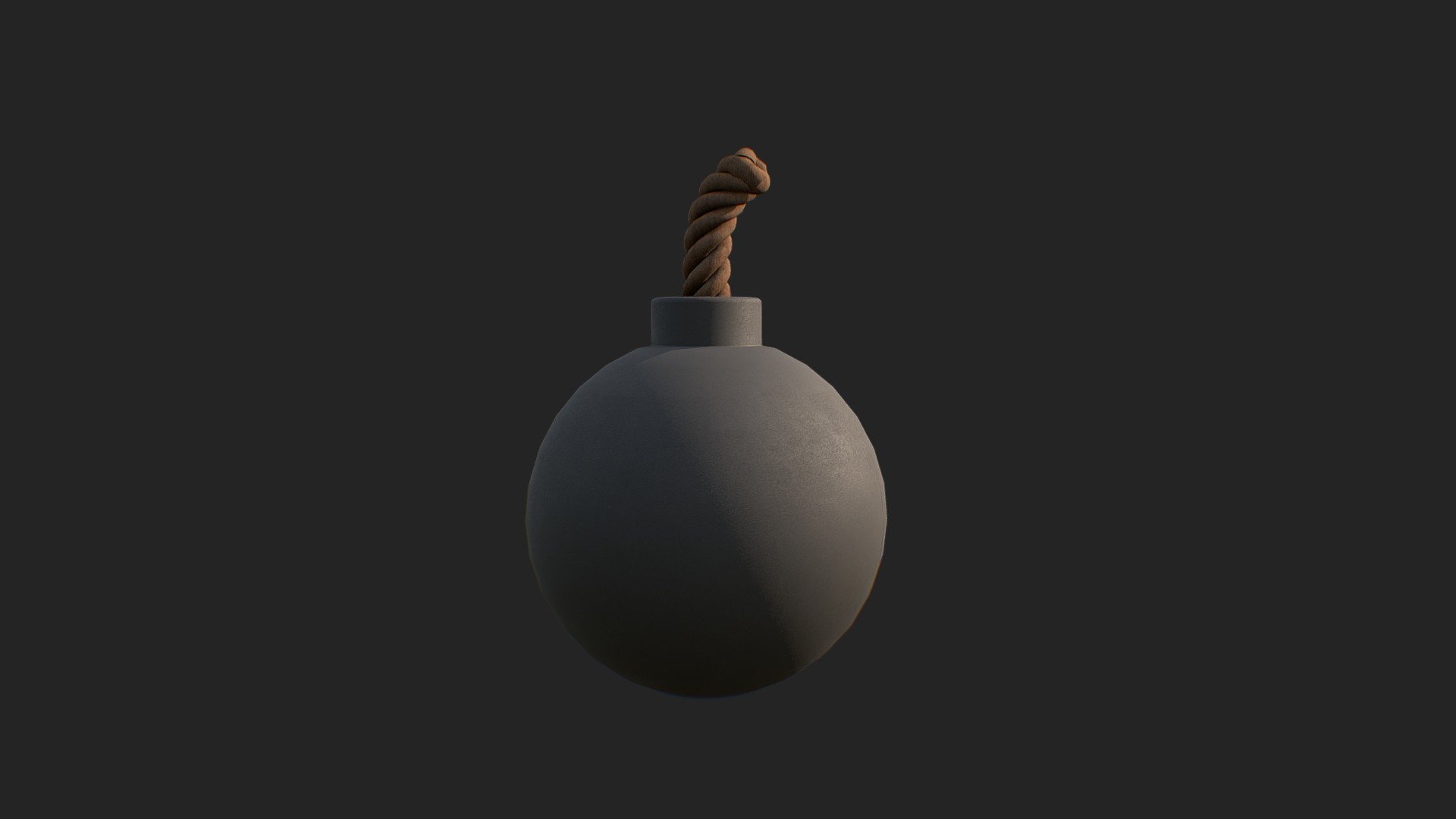 Simple Bomb Download Free 3D model by Blender3D [49ab3db] Sketchfab