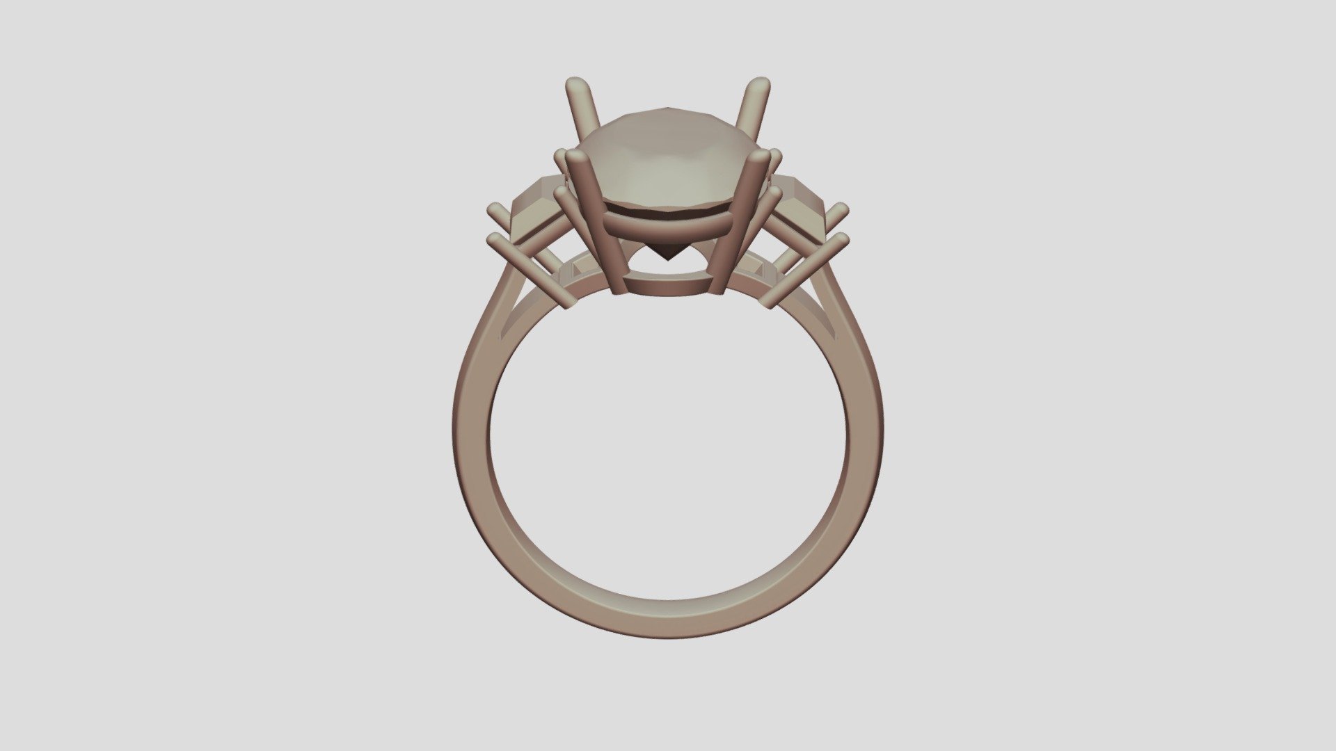 Oval Stock Ring