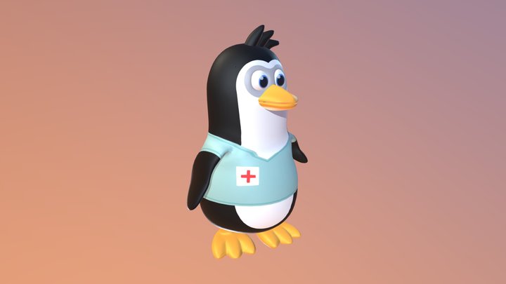 Penguin AR 3D Model