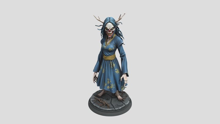 Cursed Enchantress 3D Model