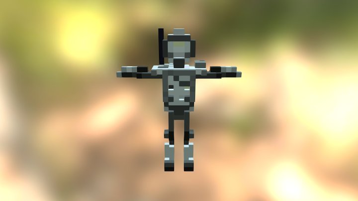 Robot Droid 3D Model