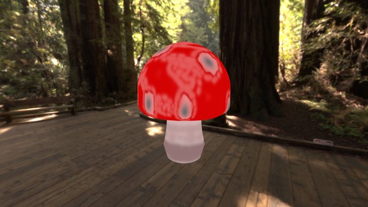 Mushroom Folder 3D Model