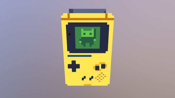 Gameboy 3D Model