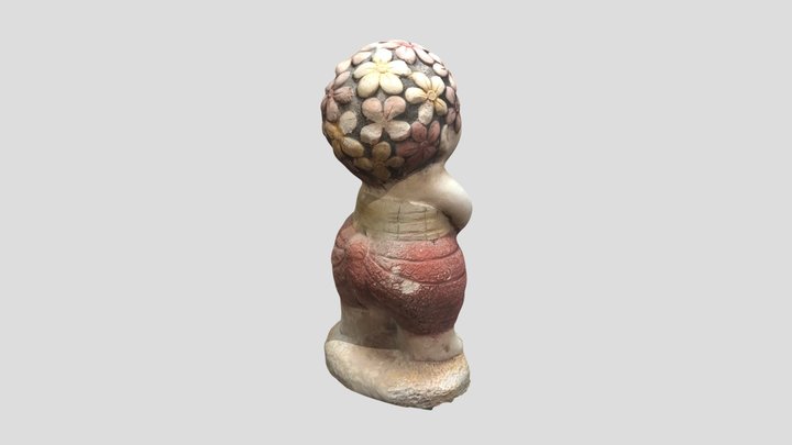 Sandstone Doll 3D Model