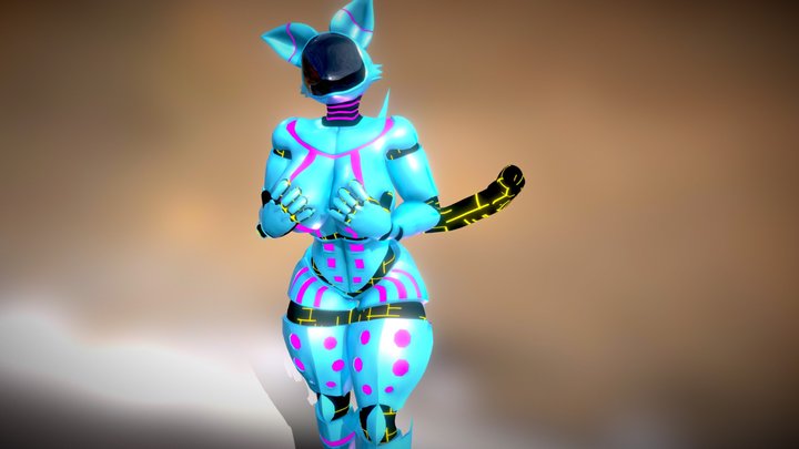 MegKat 3D Model furry 3D Model