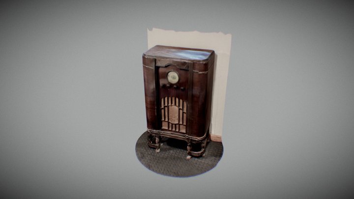 Old radio 3D Model