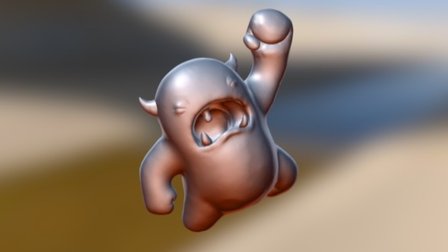 Sculpting Melvin 3D Model