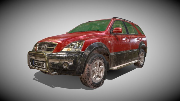 Kia Sorento 2005 Gameready 3D Model