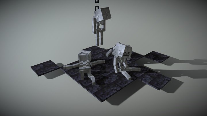 Halloween decorations - Minecraft Models 3D Model
