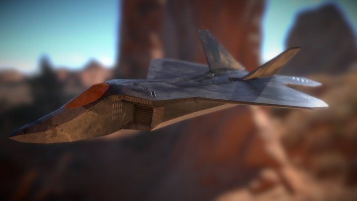 F-22 Raptor 3D Model