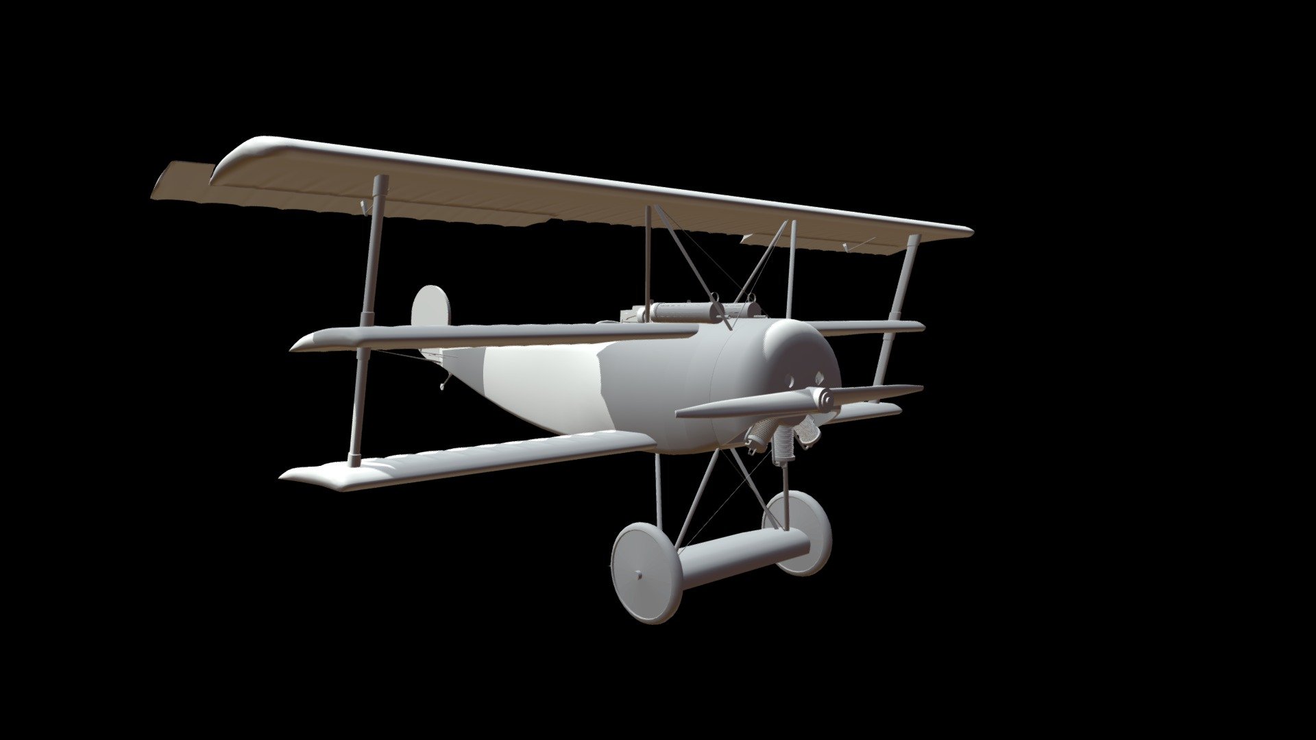 Fokker DR1 - 3D model by Romania 100 - Marea Unire (@Acum100ani.ro ...