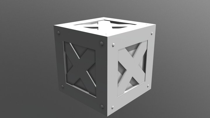 Caixa Teste 3D Model