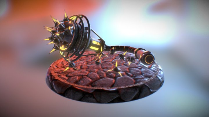 grenade stage 3D Model