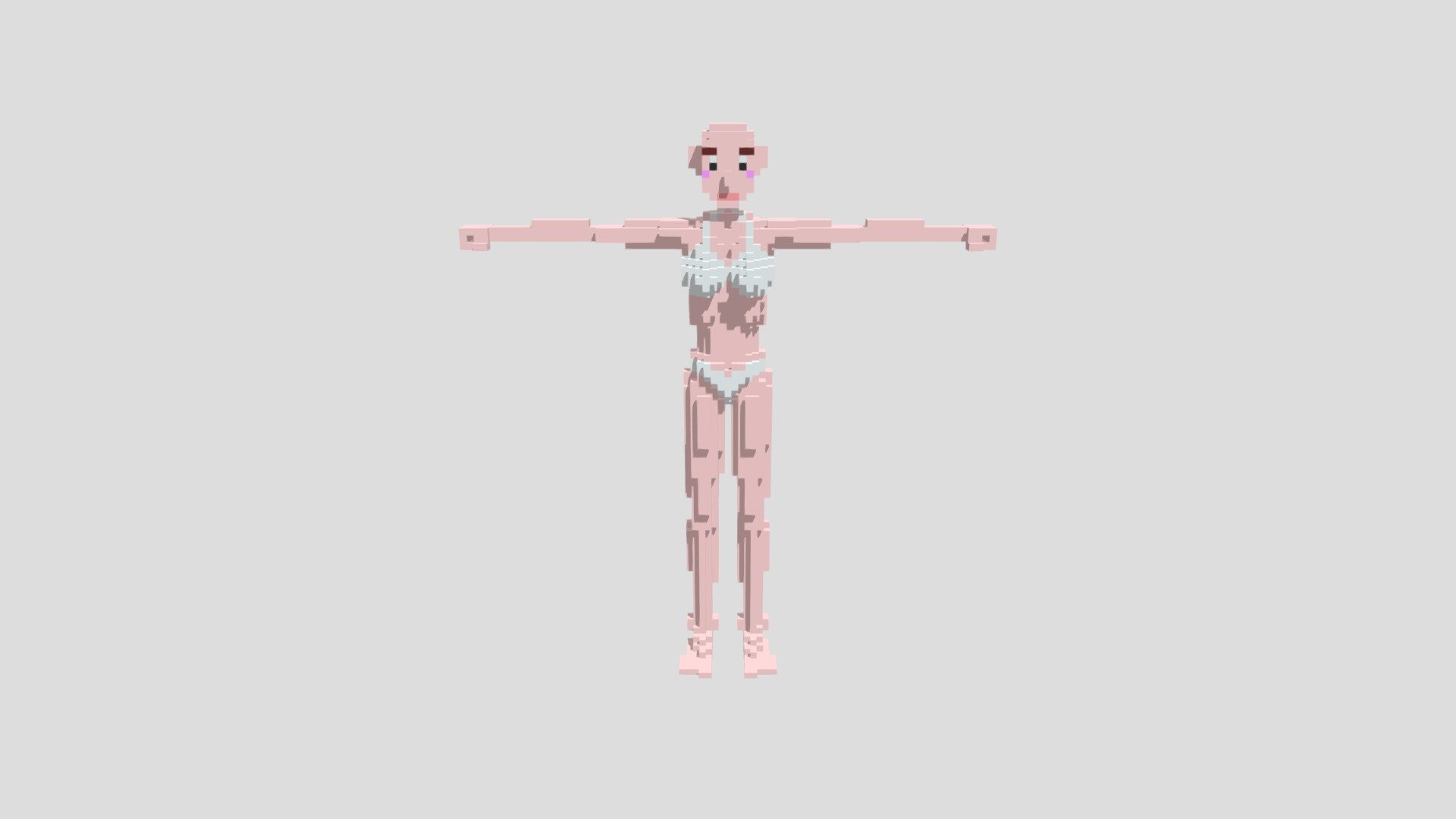 Eight Heads Basic Female Body — Sketchfab embed 3D viewer