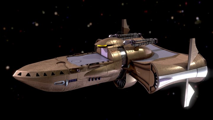 The Bebop Ship 3D Model