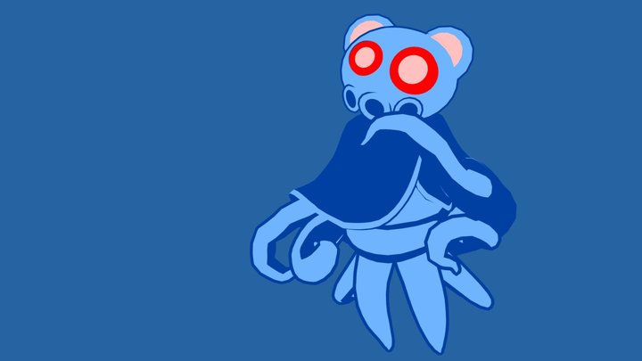 Momo The Monster 3D Model