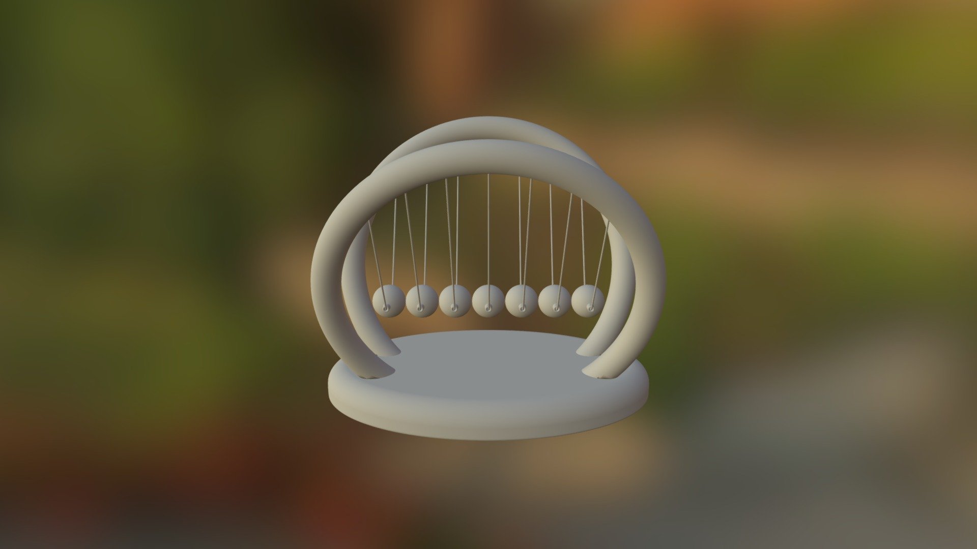 Newton Cradle - 3D model by Tadinu (@taddie) [49b6a8c] - Sketchfab
