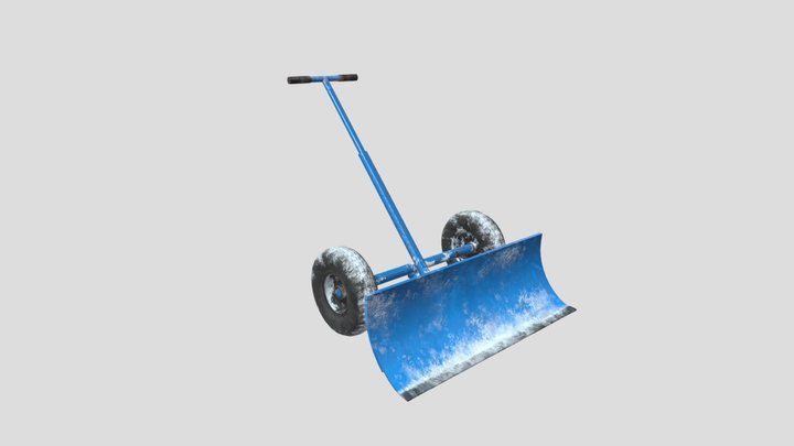 Wheel Shovel 3D Model