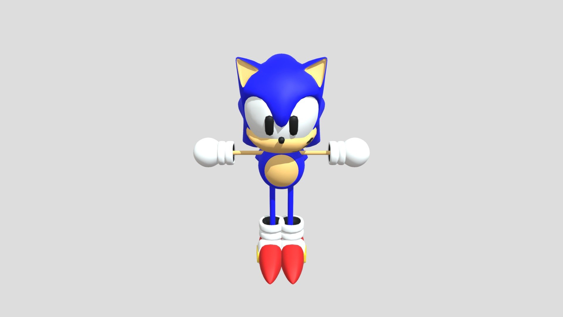 Sonic Adventure - Classic Sonic - Download Free 3D model by  Classic_Sonic_Lover (@Classic_Sonic_Lover) [233b271]