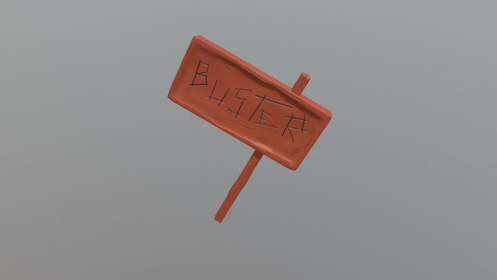 Buster Cartel Prueba 3D Model