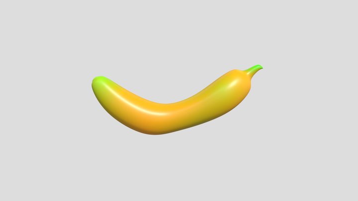 3D Sketchbook 9 Banana 3D Model
