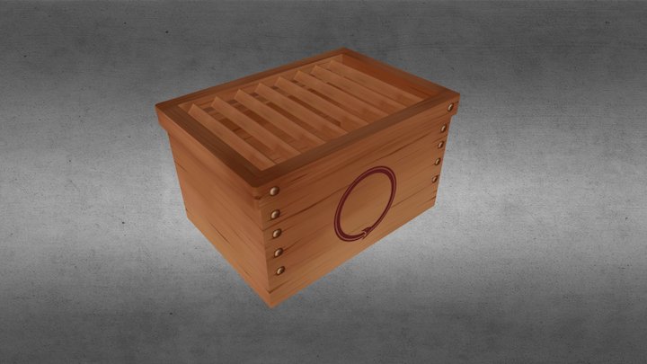 Offertory box (賽銭箱) 3D Model