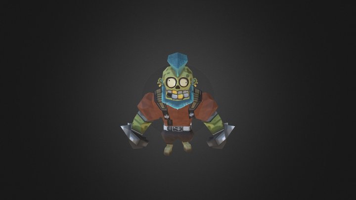 Zombie Big 3D Model