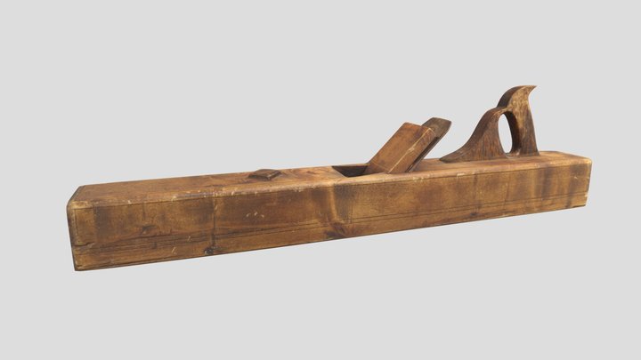 Carpenter's plane (Hyvel) 3D Model