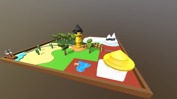 Blockout 3D Model
