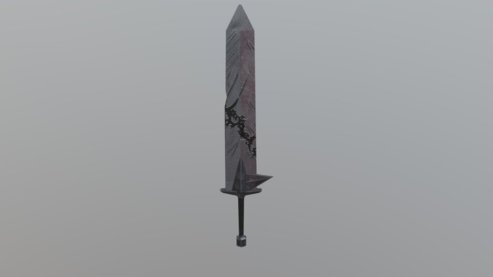 Lower Orc Great Sword 3D Model