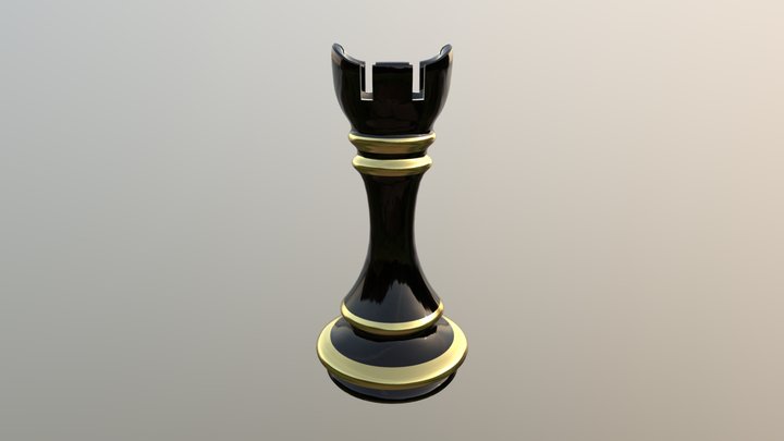 Black Rook 3D Model