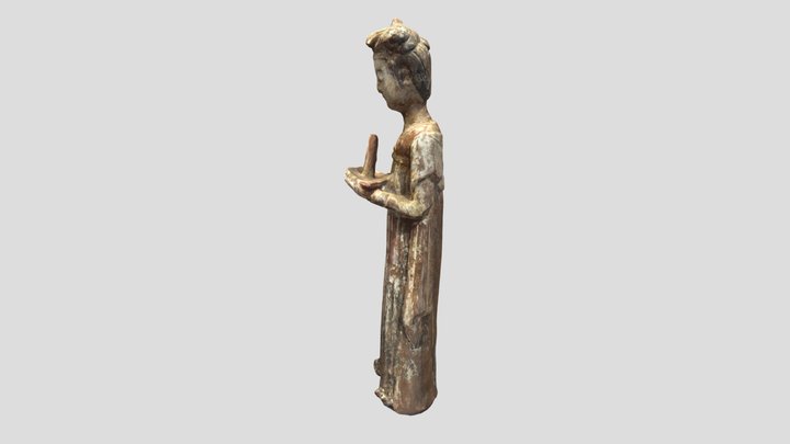 Tomb Figurine in the Form of a Standing Woman 3D Model