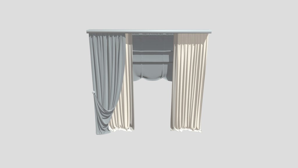 Mi Silk And Cotton Curtain Set