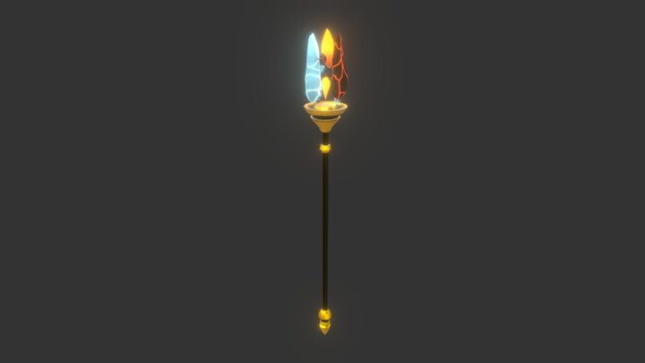 Fire And Ice Inara Spear 3D Model