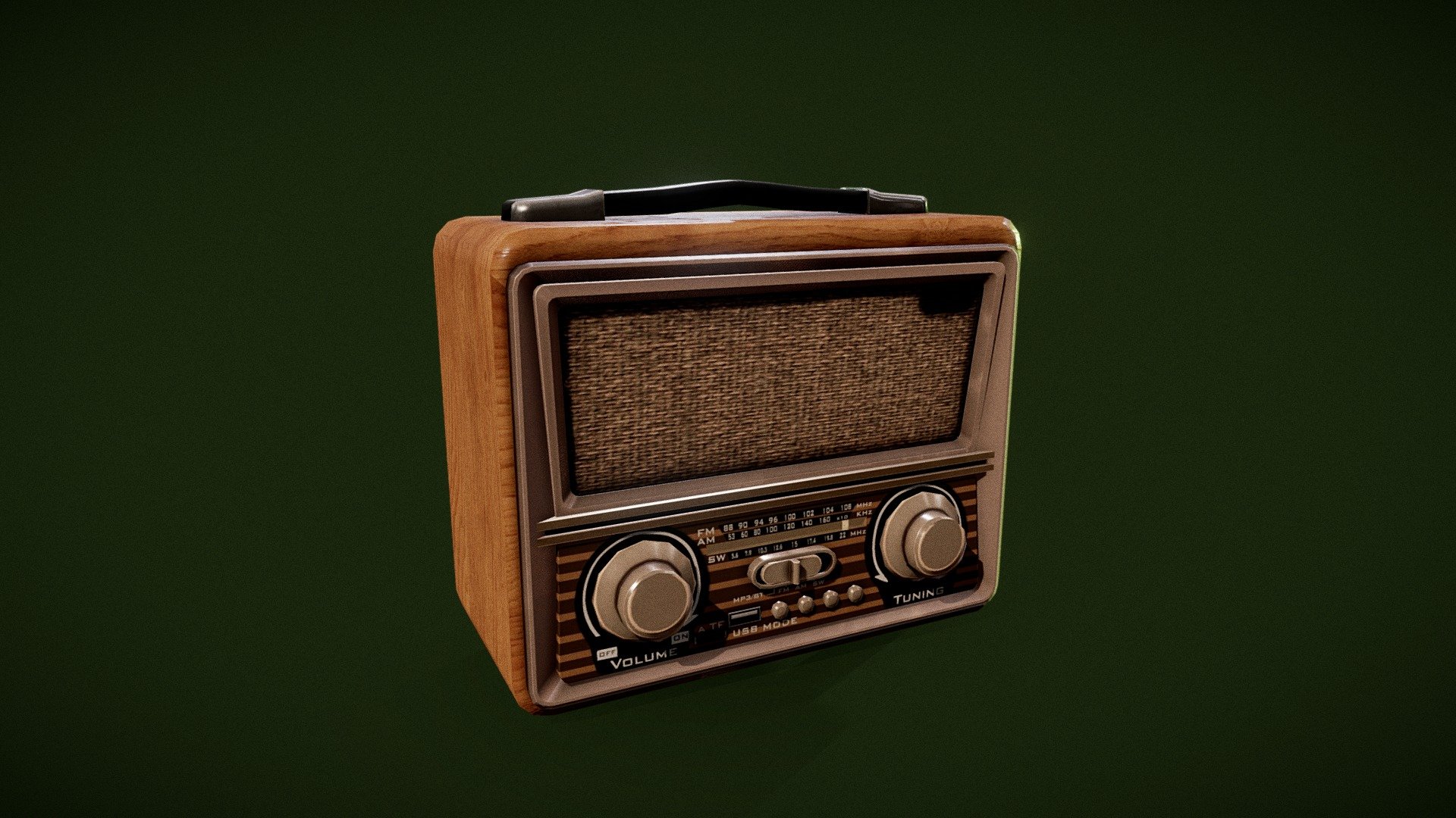 - Student Project - Vintage Radio - 3D model by FaNapha [49c1167 ...