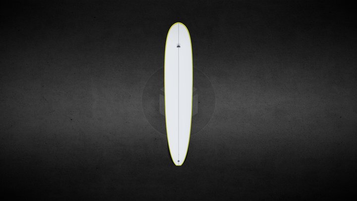 Long board - Paradise™ 3D Model