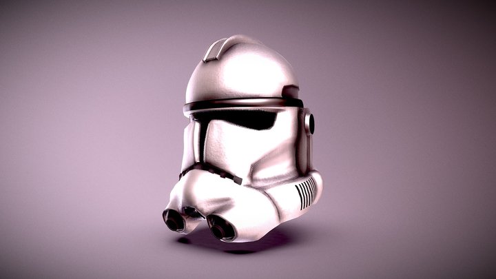 Phase II Clone Trooper Helmet (Star Wars) – Free 3D Model STL