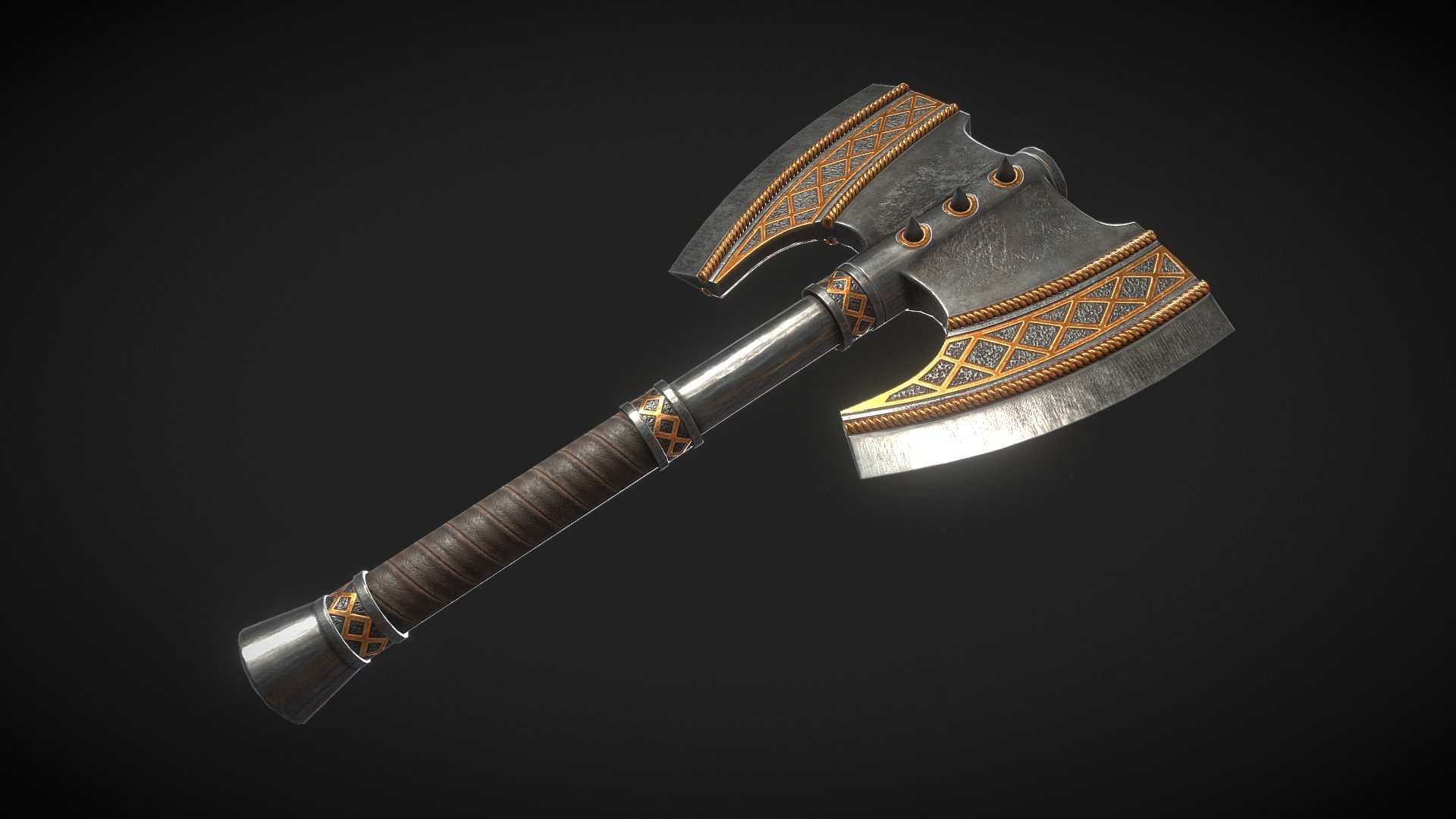 Fantasy Axe 02C - Buy Royalty Free 3D model by Don_Falcone [49c1bb2 ...