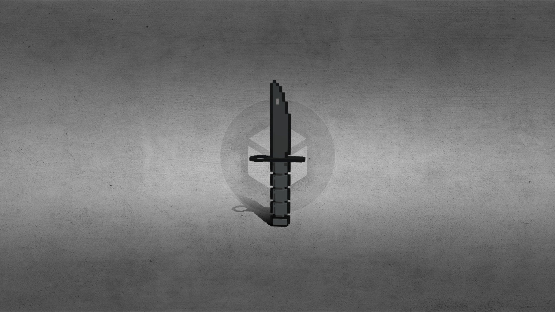 Voxel bayonet knife