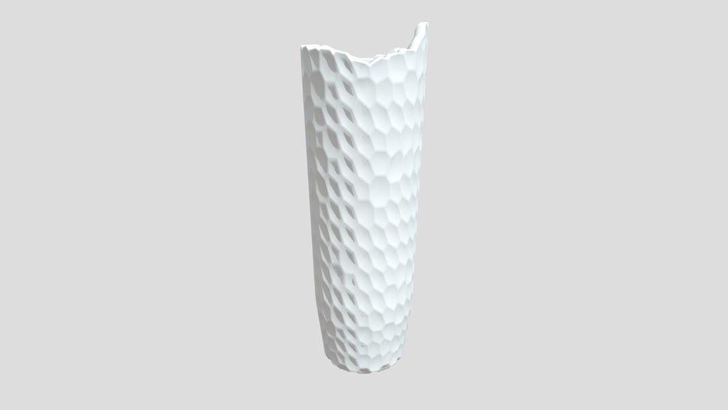 White Ceramic Decorative Vases 04